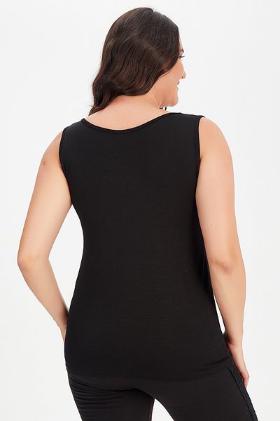 Curvy Trend Plus Size Daisy Printed Square Neck Thick Strap Tank Top Blouse