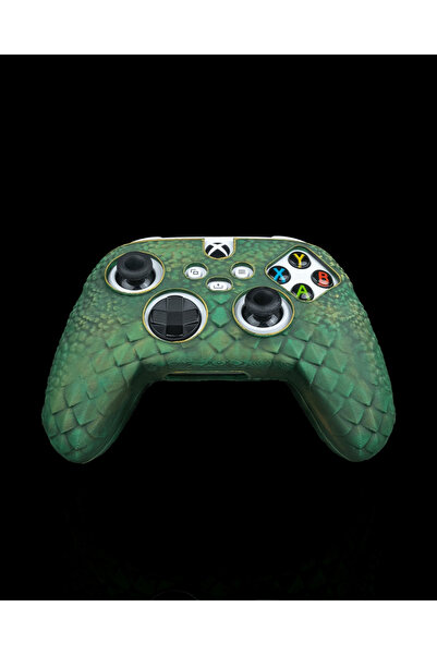 MakerMarket Xbox Series Kablosuz Oyun Kolu Ejderha Pulu Temalı Kılıf