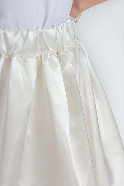 Mnk Baby&Kids Fusta Fata Balon Satin M00729 ECRU