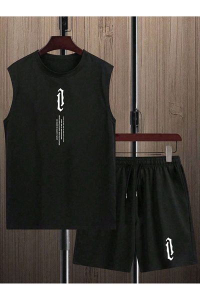 DOCE ELEGANTE 0 Sleeve Shorts and T-Shirt Set