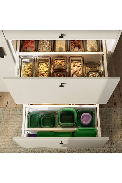 IKEA Food Container With Lid, Lilac, 70 ml