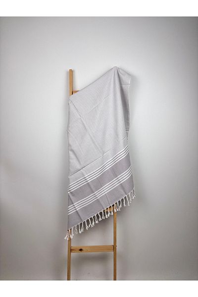 teknotrust Γκρι βαμβακερό Elenora Peshtemal 100x180