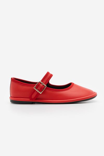 Marjin Damen Riemchen Babet Lunari Rot Modell