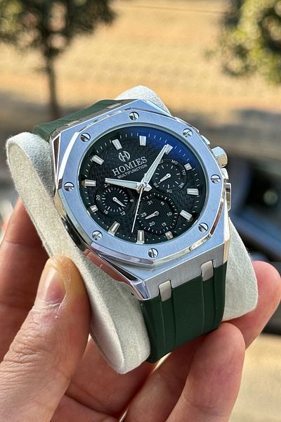 Homies Men's Wristwatch 2 Year Warranty, Gift Box and Bracelet