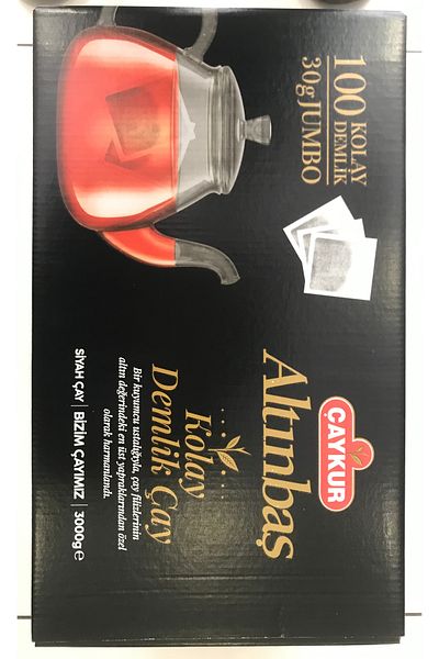 Çaykur Çaykur Altinbas Classic Black Easy Infuser 30G.100Pcs 3kg Jumbo Package