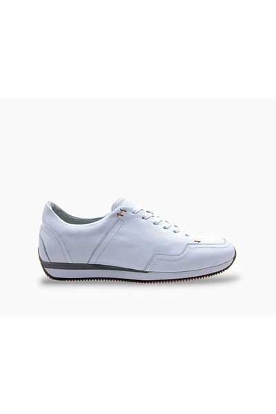MARCOMEN Ανδρικό Casual White Sneaker, Παπούτσια από γνήσιο δέρμα