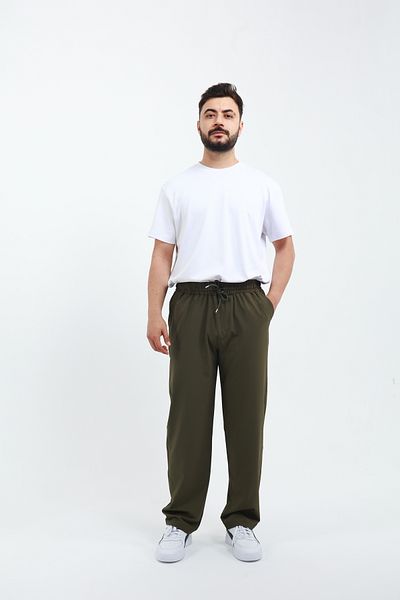 OXVİN Cushy Cool Ανδρικό Oversize Loose Cut Παντελόνι Αλεξίπτωτο, Gabardine Φαρδύ φαρδύ παντελόνι