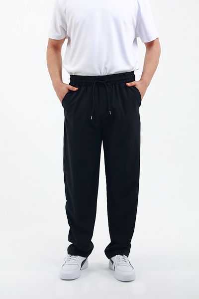 OXVİN Cushy Cool Men's Oversize Loose Cut Parachute Pants, Gabardine Wide Loose Leg Baggy Pants