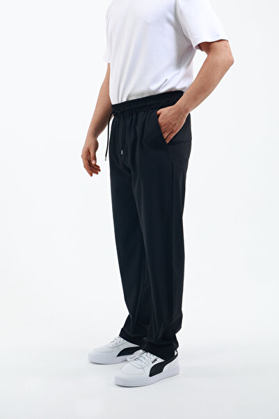 OXVİN Cushy Cool Men's Oversize Loose Cut Parachute Pants, Gabardine Wide Loose Leg Baggy Pants