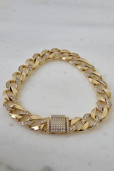KEREMİNModaRuhu Xuping Bracelet - Xuping Thick Zircon Stone Stylish Gourmet Non Tarnish Bracelet