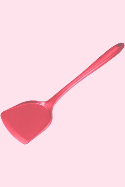 homeneeds Wide Tip Silicone Spatula Ultra Hard, High Temperature Resistant and Non-Stick