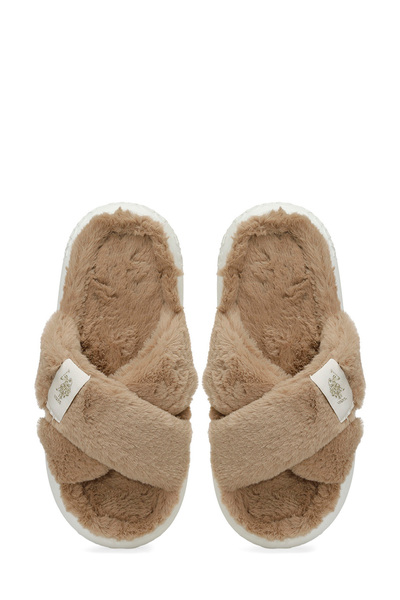 U.S. Polo Assn. BONNIE 4PR Bej Kadın Ev Terliği