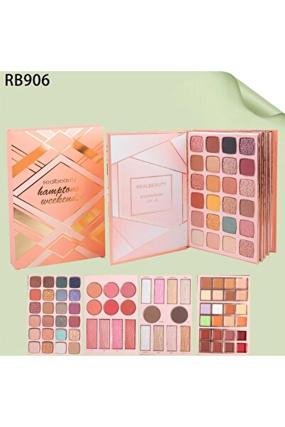 real beauty مجموعة مكياج فاخرة تتكون من 4 باليتات من ريل بيوتي