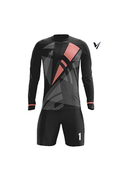 FormaVole Siyah Kaleci Forması Maç Forması Futbol Forma Ve Şort Seti