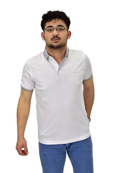 Raymons Men's Polo Neck Mercerized T-Shirt T3000 Bgl-St04533