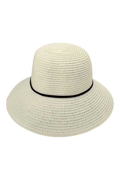 Aware Time Γυναικείο καπέλο Fedora με ψάθινο κορδόνι