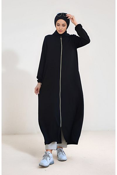 dilber fashion Ferace με κουκούλα