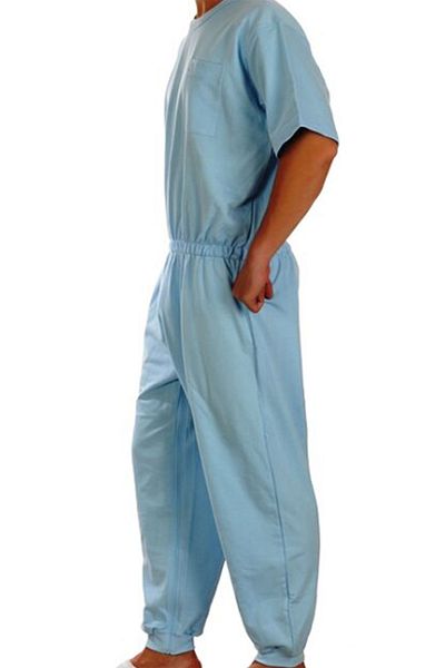 Bodmar Eh - 003 Men's Patient Care Overalls (Leg Zipper) Size L