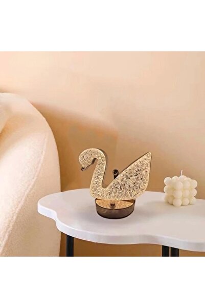 hediyeconcepti Kuğu Kristal Ev Dekorasyon Elmas Masa Dekorasyon Dokunmatik Ka...