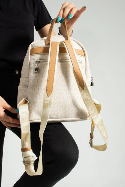 Just Polo حقيبة ظهر نسائية كبيرة الحجم مناسبة للمجموعات اليومية