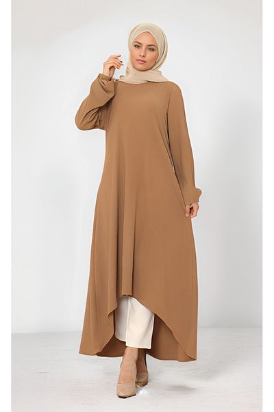 dilber fashion Asymmetric Cut Long Tunic