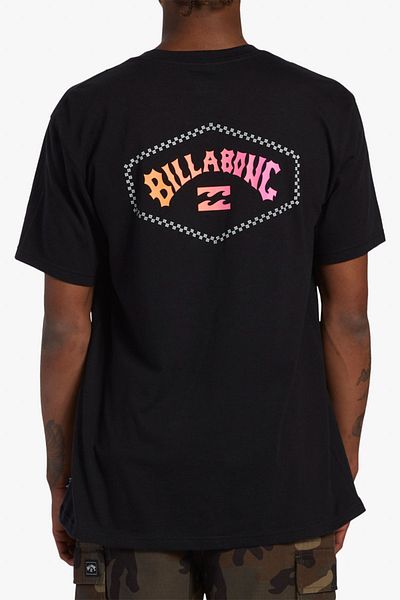 BİLLABONG Ανδρικό κοντομάνικο μπλουζάκι Exit Arch Tees μαύρο