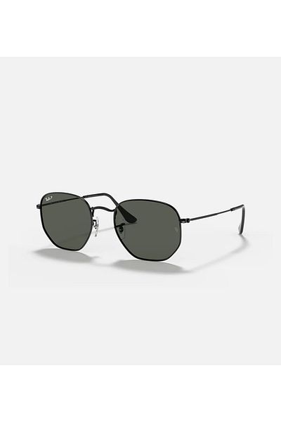 Ray-Ban Hexagonal Black Polarized RB3548N 002/58 Size 54