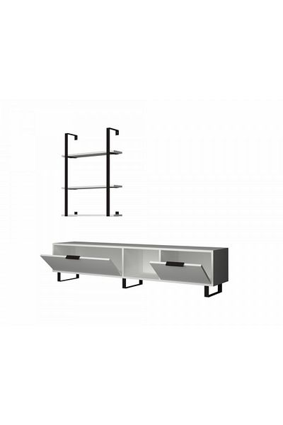 SAHABA Zenon-wh white TV table model