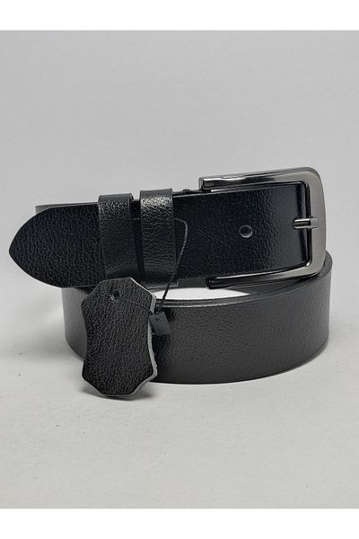 genuine leather company eds حزام جلد طبيعي 100% رياضي أسود للرجال