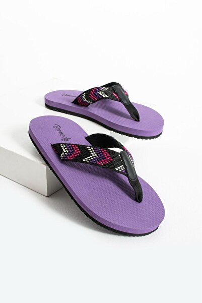 Sanart Shop Vibrant Colors Women's Fabric Basic Comfortable Flip Flops Does Not Hurt Pool Beach Slippers Flip Flops