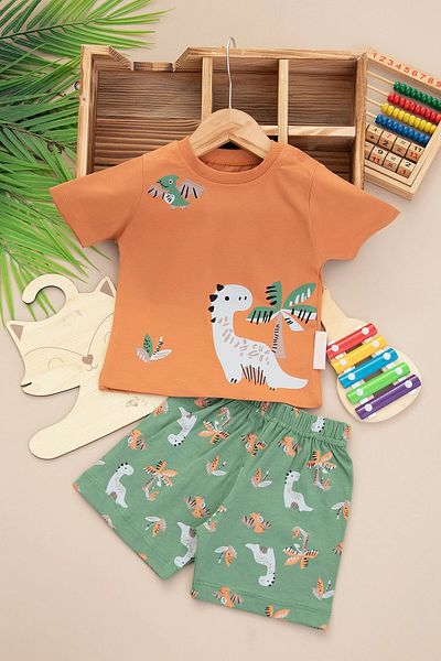 VEGAMOD Men's Summer Turkey with Dinazon 6-9-12-18-24 Months Suit
