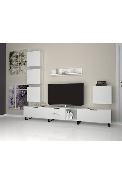 SAHABA Wind Wh White TV Table Model