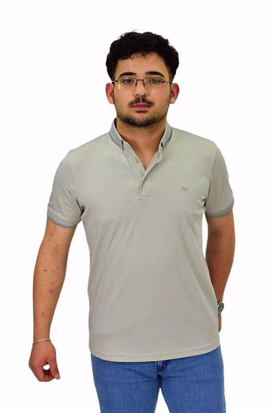 Raymons Men's Plus Size Polo Neck Mercerized T-Shirt T3000 Bgl-St04534