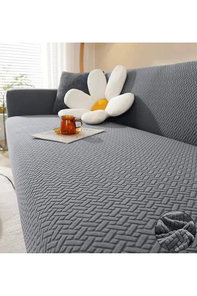 ÖZMAKAN 3 3 1 1 Set de huse de scaun Jacquard - Elastic și lavabil Durabil