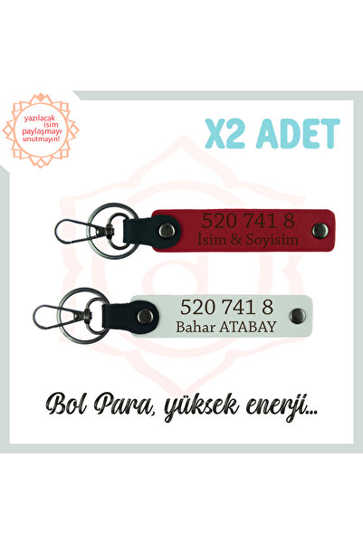 Asortishey سلسلة مفاتيح روحية قوية مكونة من قطعتين بتصميم خاص لك، 520 741 8 ر...
