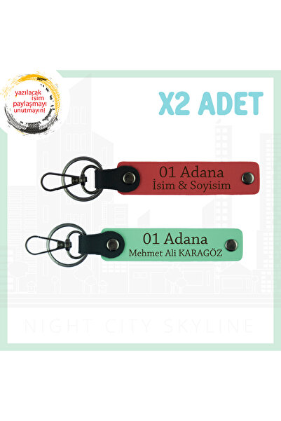 Asortishey اسم مكتوب Adana Elegance خيار الهدايا سلسلة مفاتيح بتصميم معنى وأن...