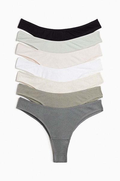 H&M 7-pack cotton Brazilian briefs