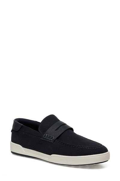 Garamond Tuxedo Jj 5Fx Navy Blue Men's Loafers