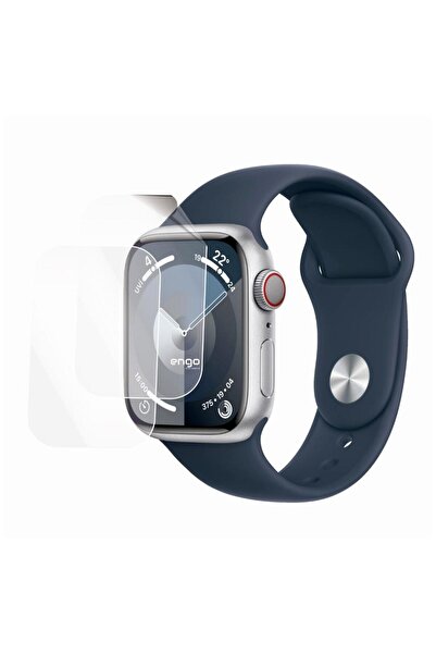 Engo Apple Watch 9 41mm Ekran Koruyucu Şeffaf TPU Film 2 Adet