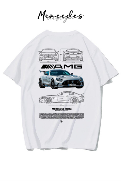 Freeyez Unisex Oversize Mercedes AMG GTR Black Series T-shirt