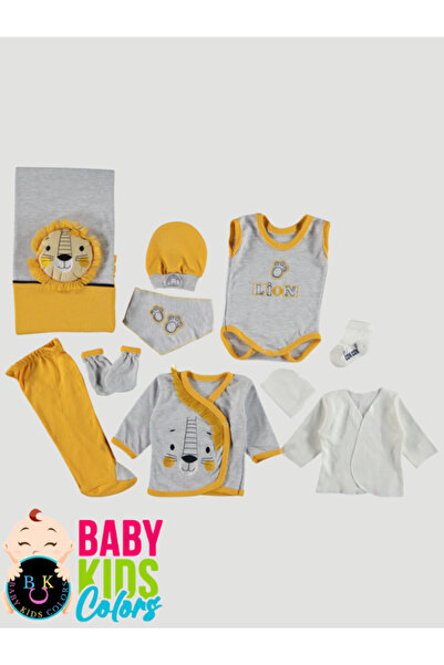 baby kids colors Boxed Lion Luxury Baby Bodysuit Set - Hospital Release Clothing