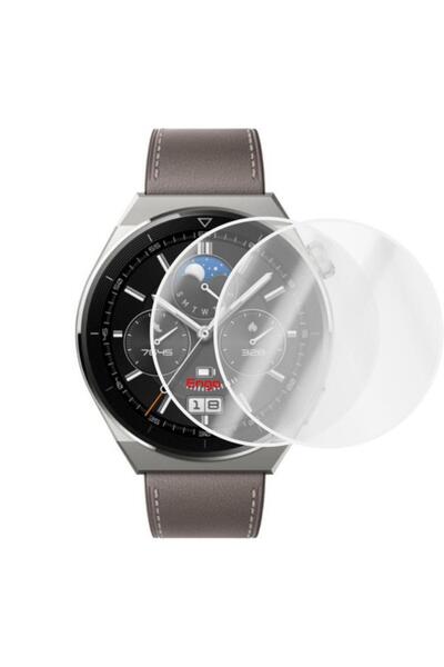 Engo Huawei Watch Gt3 Pro 46mm Ekran Koruyucu Şeffaf Tpu Film 2 Adet