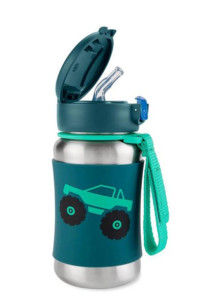 Skip Hop Spark Style - Stainless Steel Truck, Straw Drinker