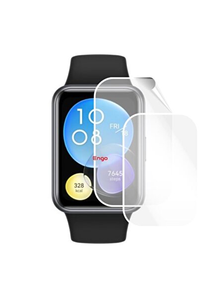 Engo Huawei Watch Fit 2 Screen Protector Transparent Flexible Tpu Film 2 Pieces