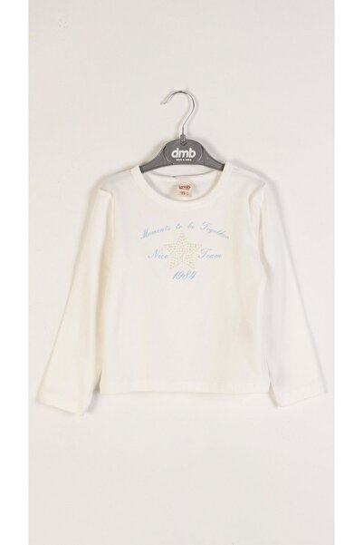 wakawakakidsstore Боди с дълъг ръкав и щампа от перлени звезди за момиче