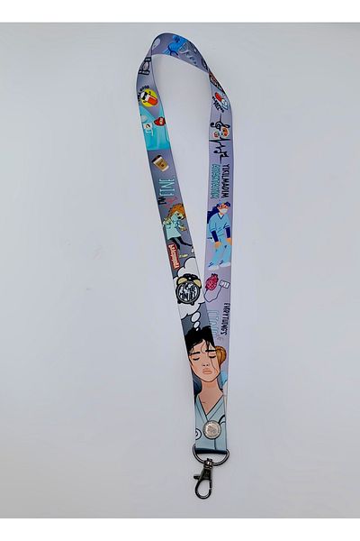 CİCCİBİCCİSHOP New Premium Model Healthy Neck Strap Rope, Sliding Card Holder and Yoyo