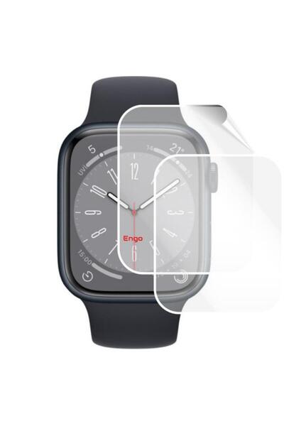 Engo Apple Watch 8 45 Mm Ekran Koruyucu Şeffaf Esnek Tpu Film 2 Adet
