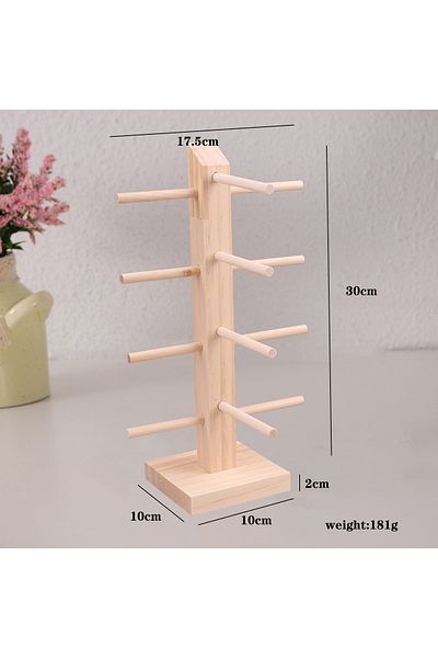 Choice dan-4 Multi Layers Wood Sunglass Display Racks Shelf Eyeglasses Show Stand Jewelry Holder For Multi