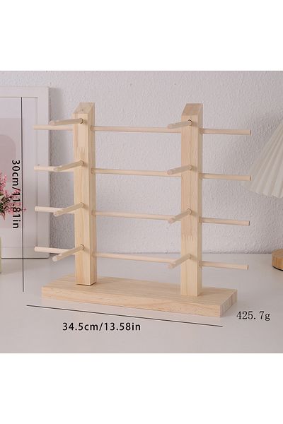 Choice Shuang-8 Multi Layers Wood Sunglass Display Racks Shelf Eyeglasses Show Stand Jewelry Holder For Mul