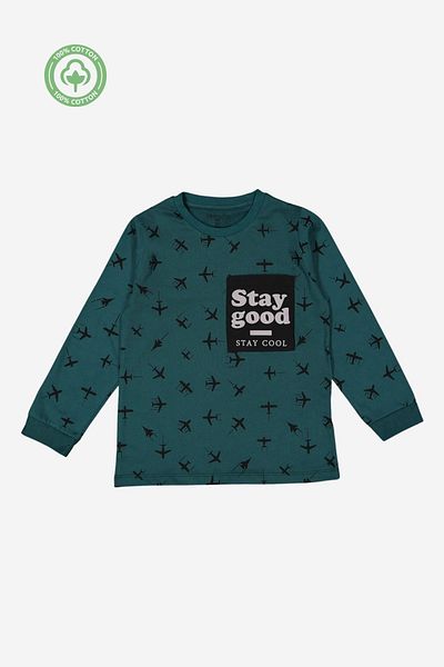 Divonette Boys' 100% Cotton Long Sleeve T-Shirt - Children's Clothing